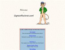 Tablet Screenshot of captainpackrat.com